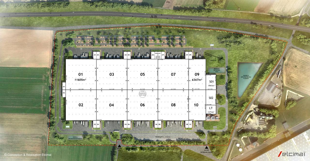 Entrepôt classe a Saveuse 30383m² Location entrepôt classe a Saveuse Somme OLLOG2106237 3
